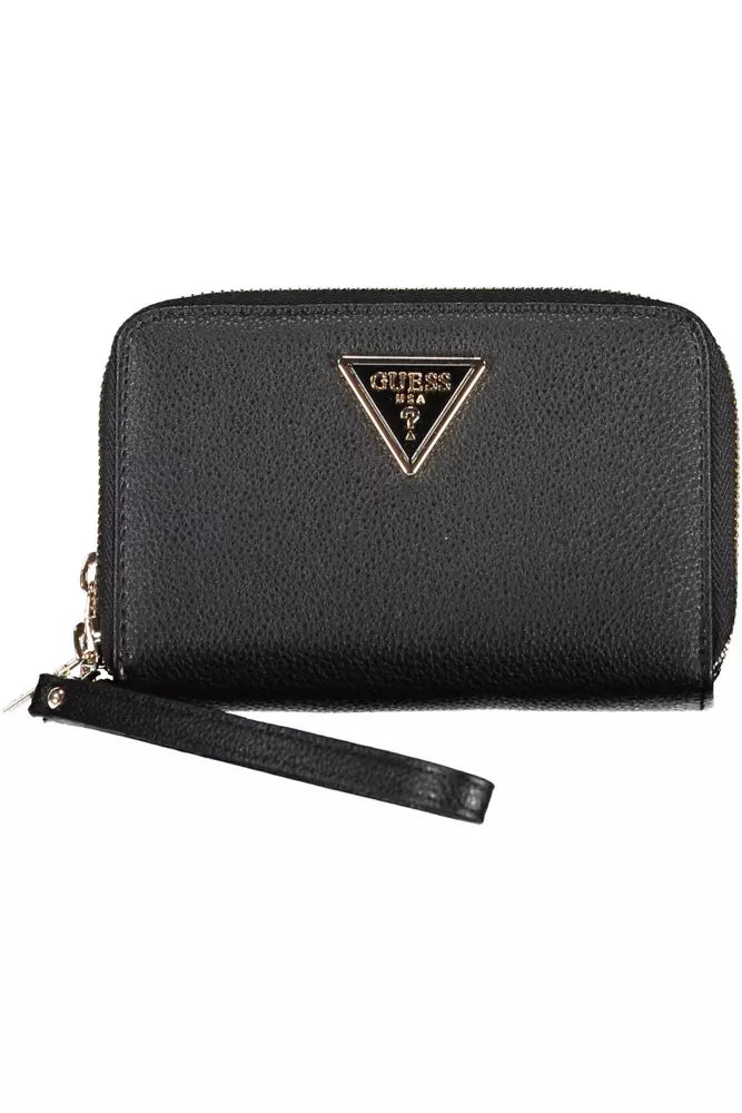 Guess Jeans Black Polyethylene Women Wallet