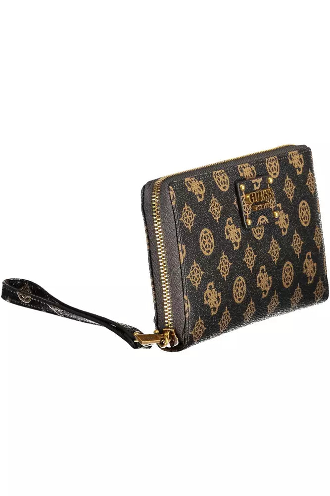 Guess Jeans Brown Polyethylene Women Wallet