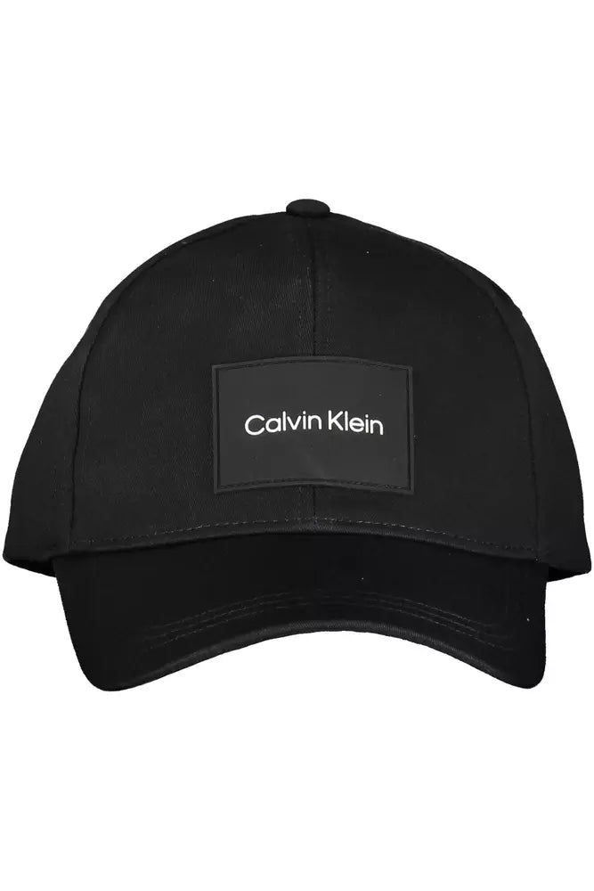 Calvin Klein Black Cotton Men Hat