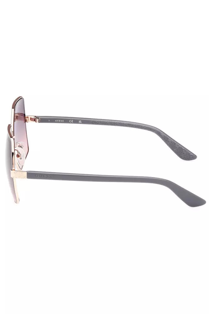 Guess Jeans Pink Metal Women Sunglass