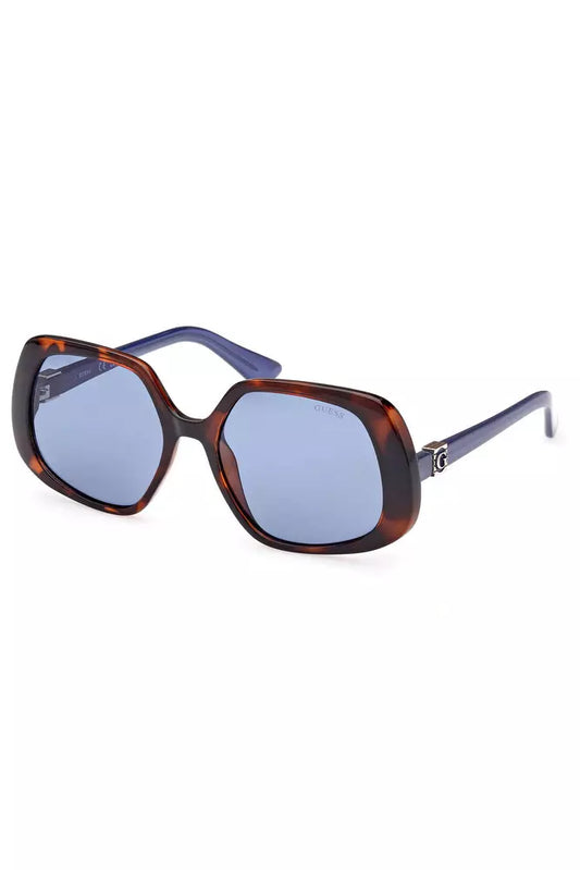 Guess Jeans Brown Injected Women Sunglasses