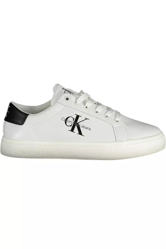 Calvin Klein White Leather Women Sneaker