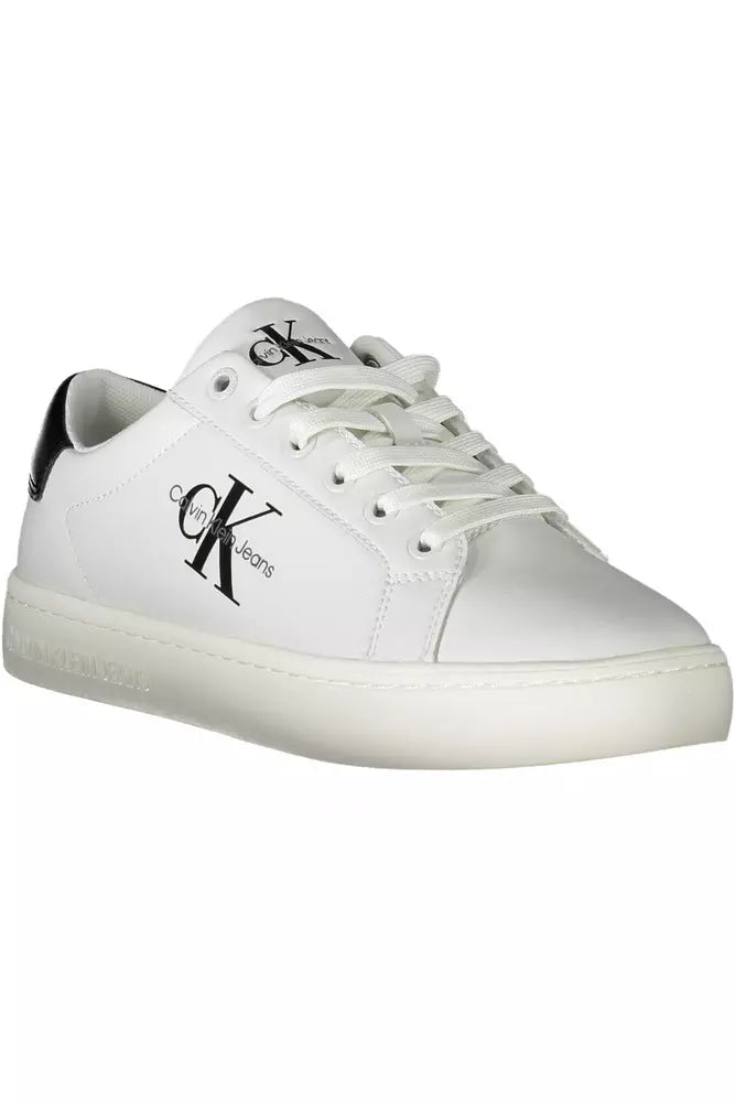 Calvin Klein White Leather Women Sneaker