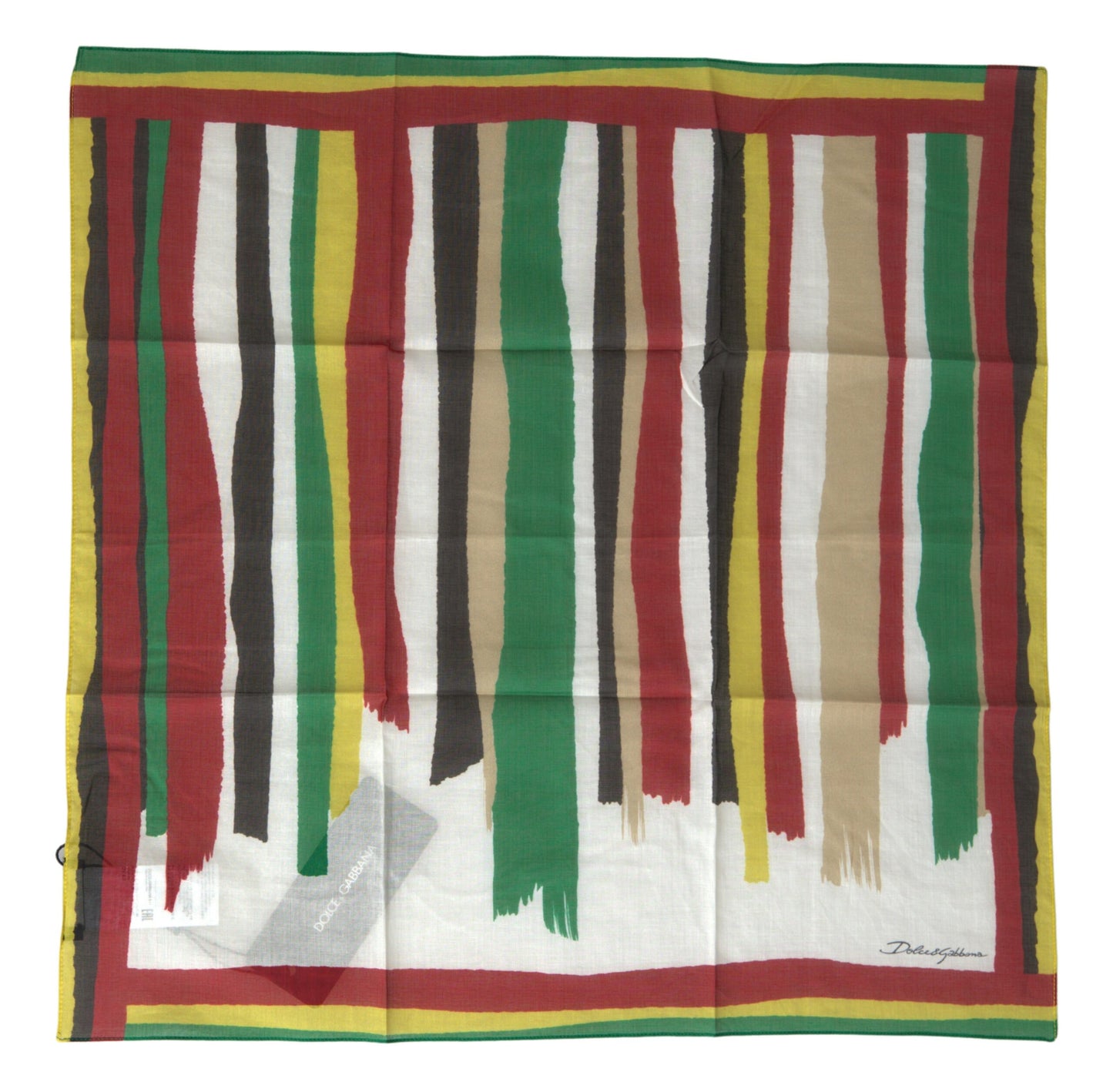 Dolce & Gabbana Elegant Multicolor Cotton Men's Scarf