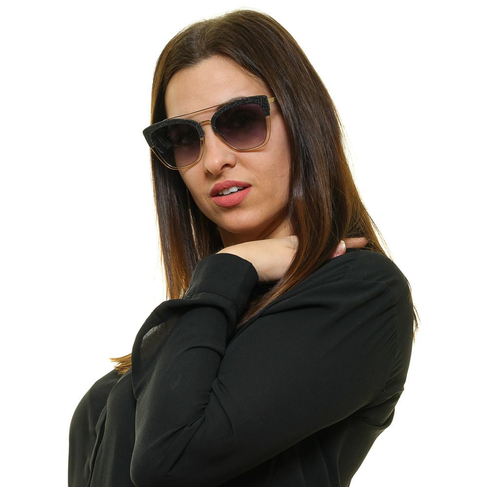 Police Gold Women Sunglasses