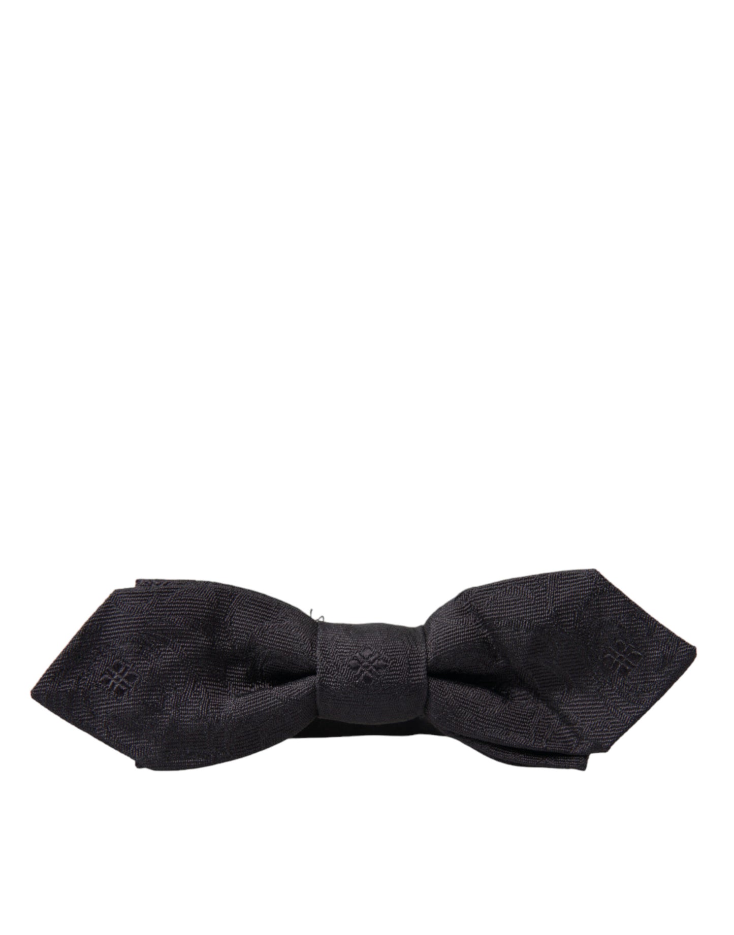 Dolce & Gabbana Elegant Black Silk Bow Tie