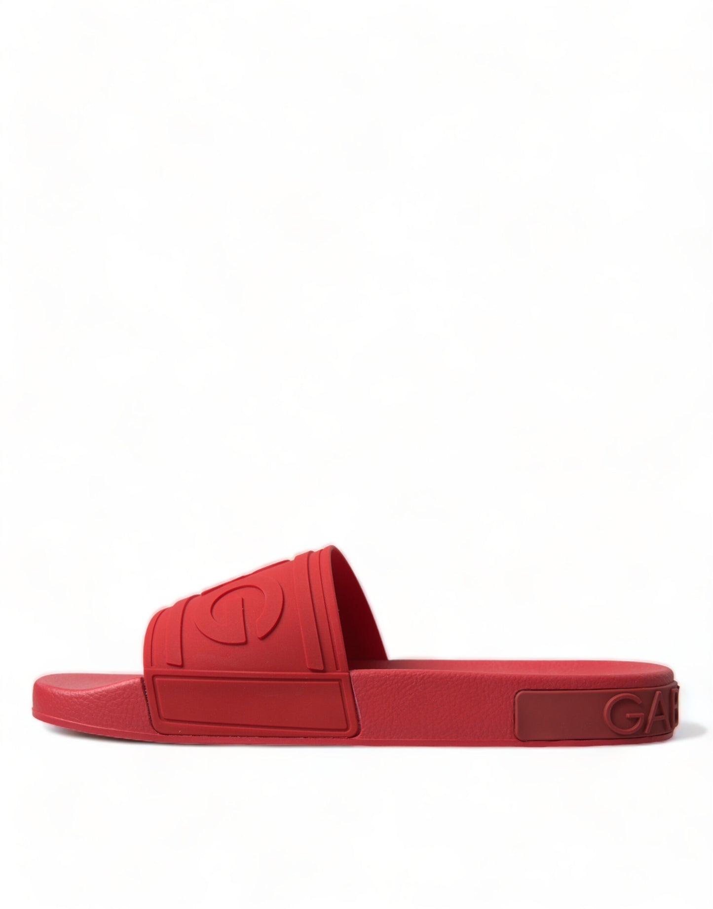 Dolce & Gabbana Radiant Red Men's Slide Sandals