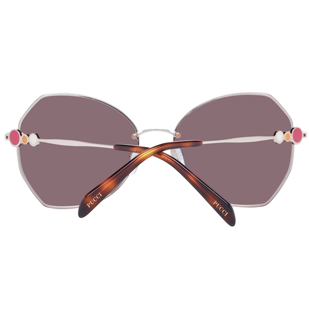 Emilio Pucci Rose Gold Women Sunglasses