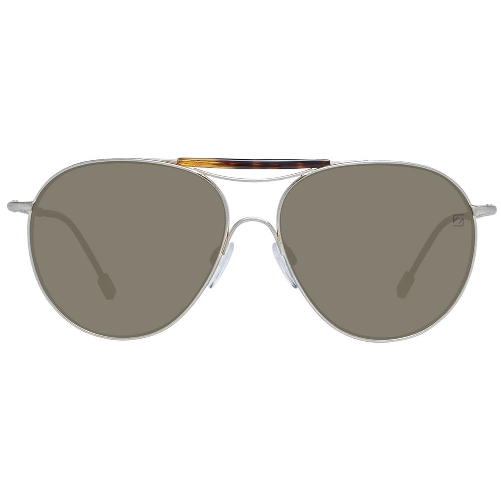 Zegna Couture Gray Men Sunglasses