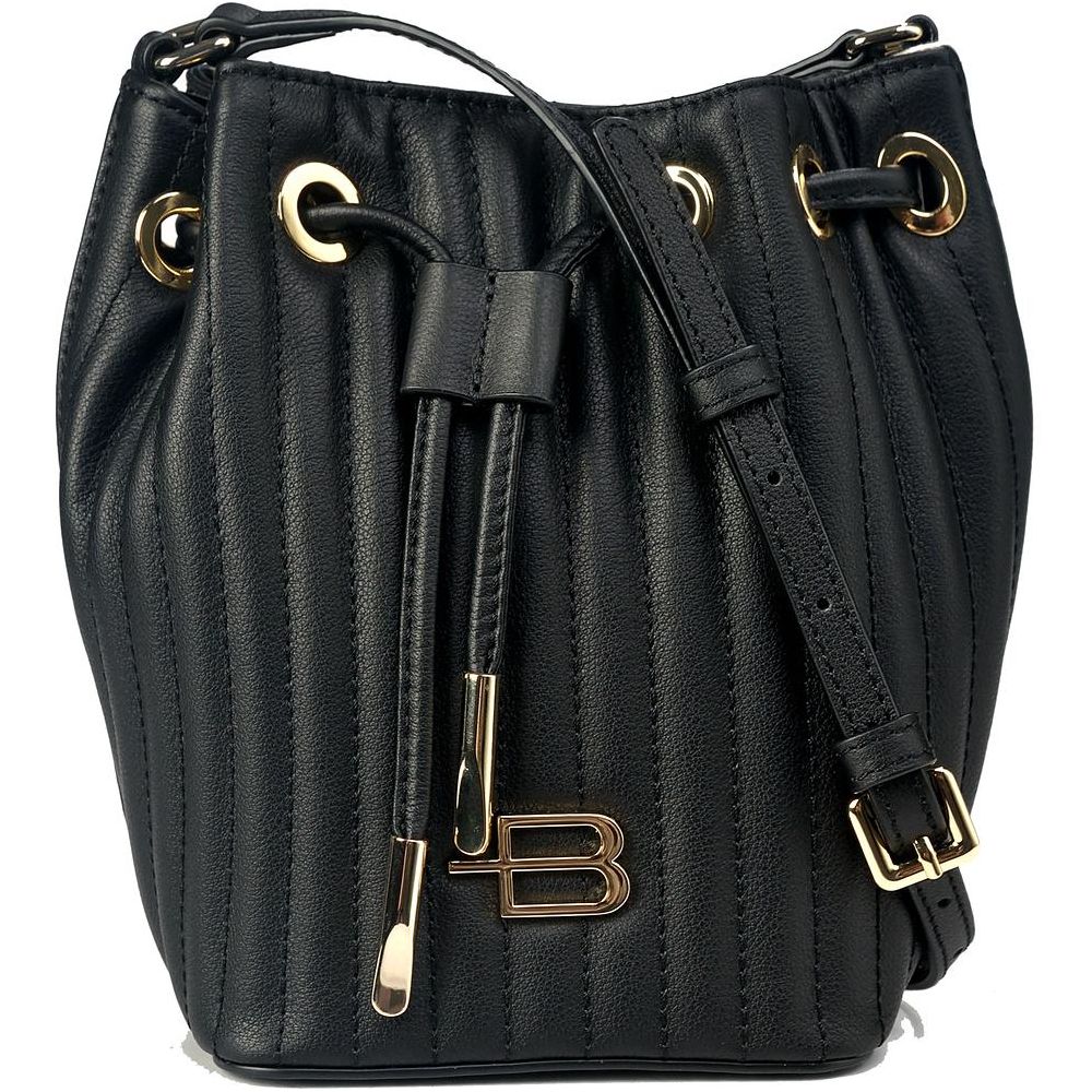 Baldinini Trend Elegant Quilted Mini Bucket Shoulder Bag