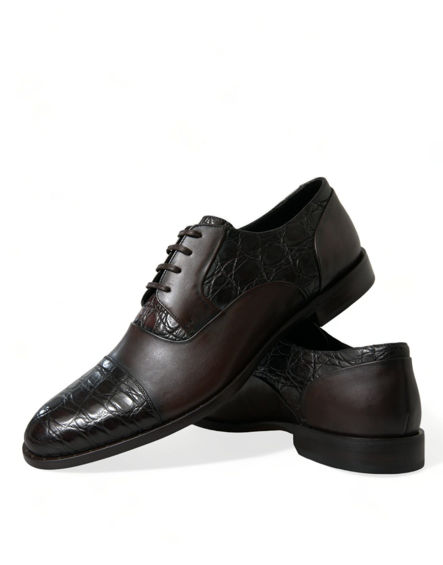 Dolce & Gabbana Elegant Brown Formal Derby Dress Shoes