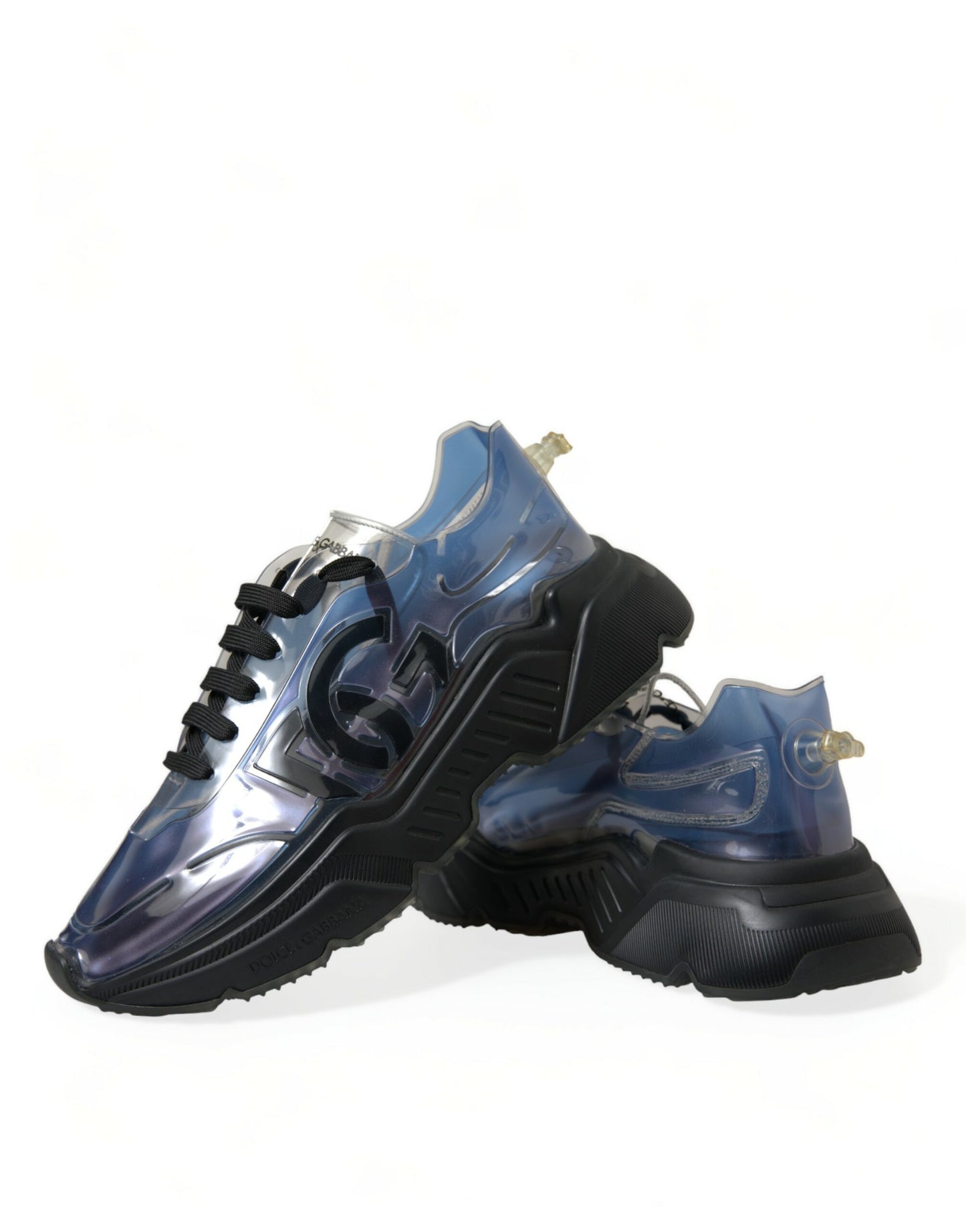 Dolce & Gabbana Elevate Your Style with Chic Blue Sneakers