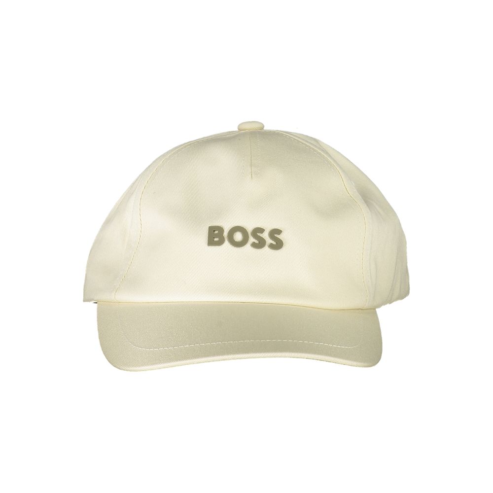 Hugo Boss Beige Cotton Men Cap