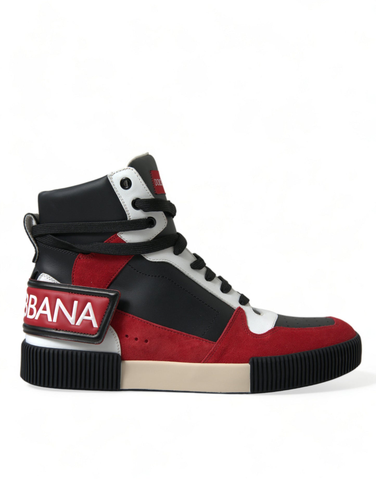 Dolce & Gabbana Debonair Calfskin High-Top Sneakers