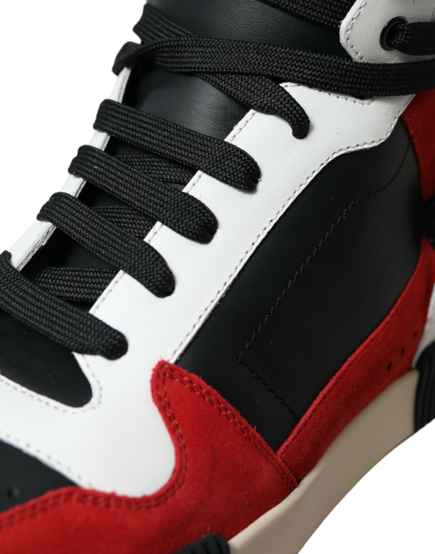 Dolce & Gabbana Debonair Calfskin High-Top Sneakers