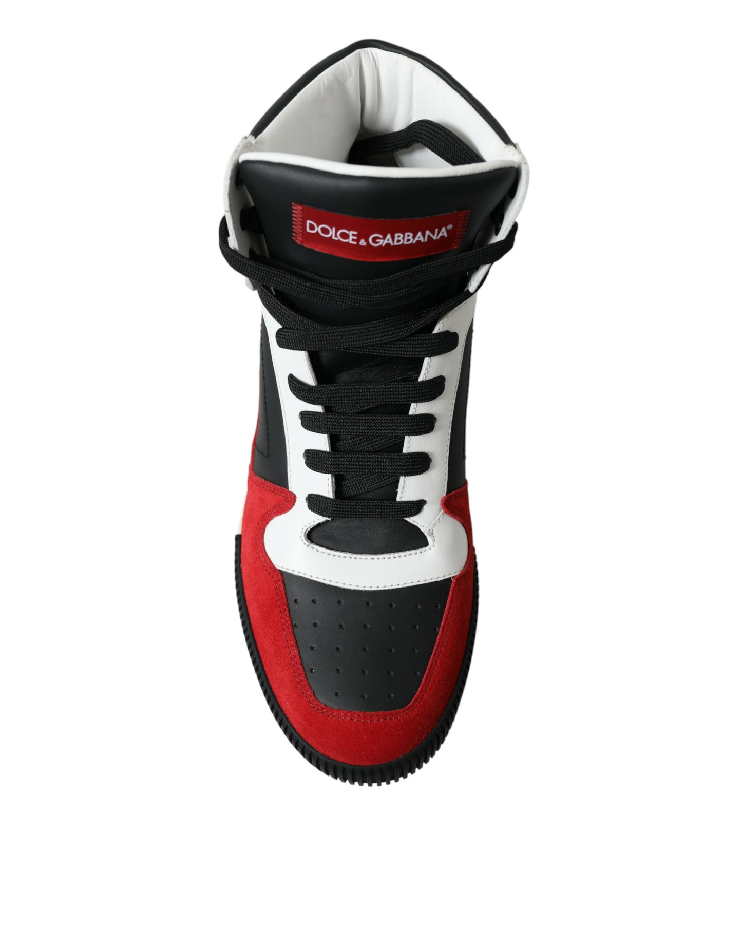 Dolce & Gabbana Debonair Calfskin High-Top Sneakers