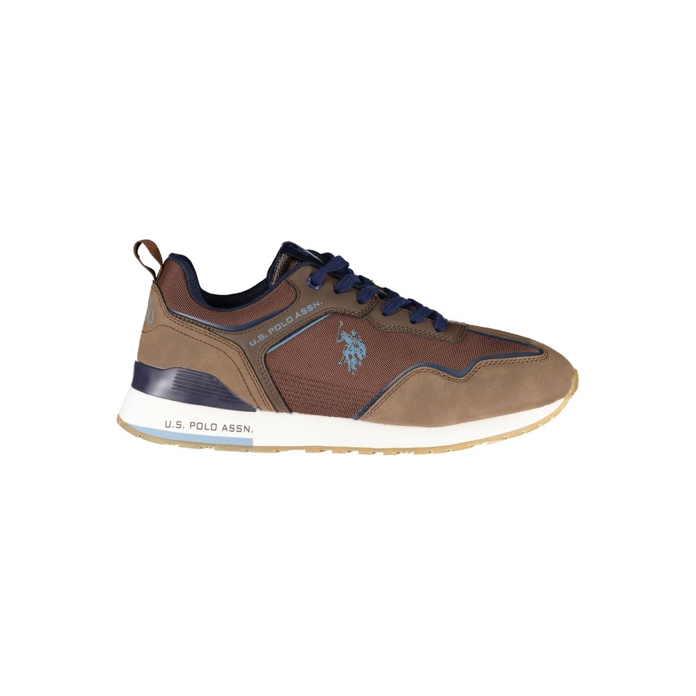 U.S. POLO ASSN. Brown Polyester Men Sneaker