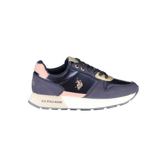 U.S. POLO ASSN. Blue Polyester Women Sneaker