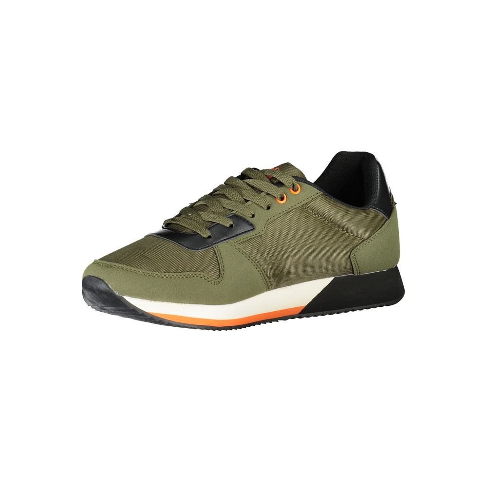 U.S. POLO ASSN. Green Polyester Men Sneaker