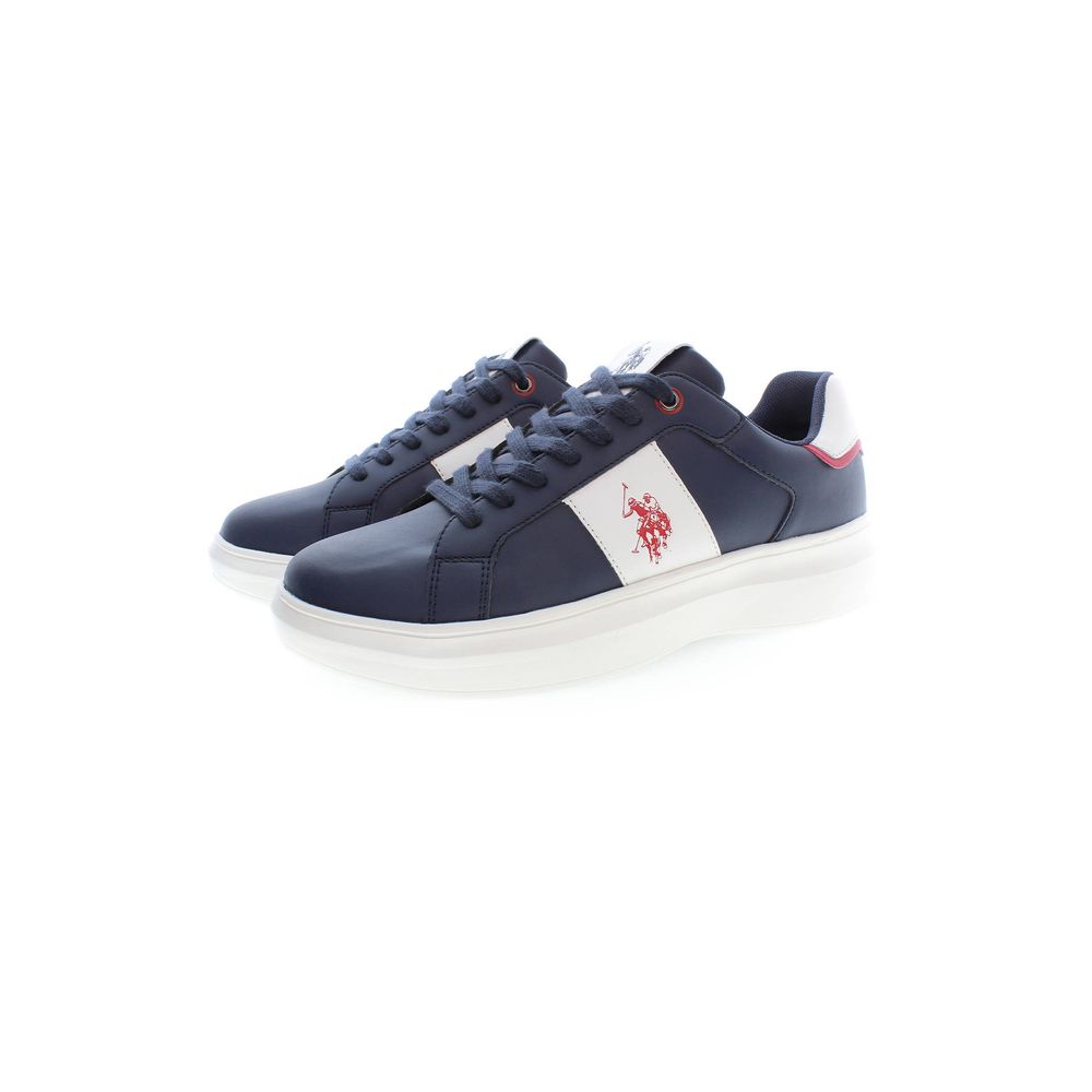 U.S. POLO ASSN. Chic Blue Lace-Up Sporty Sneakers