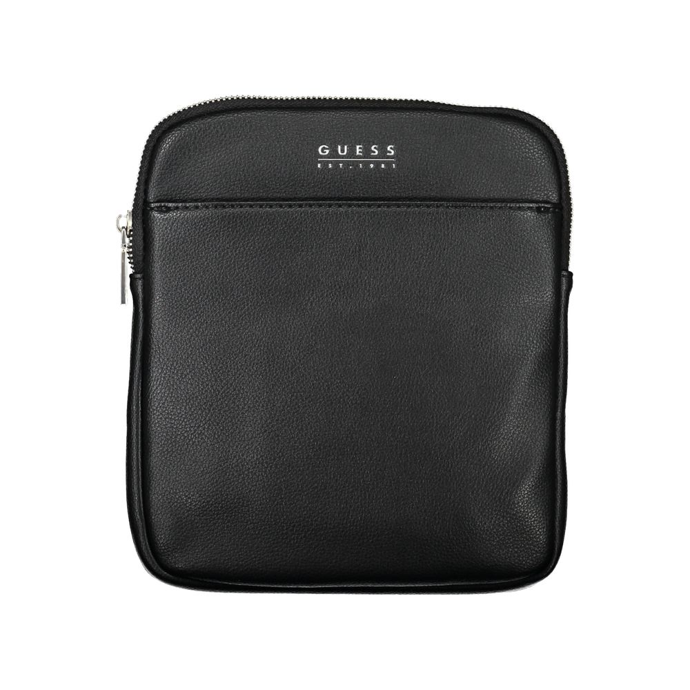 Guess Jeans Sleek Men's Black Shoulder Bag