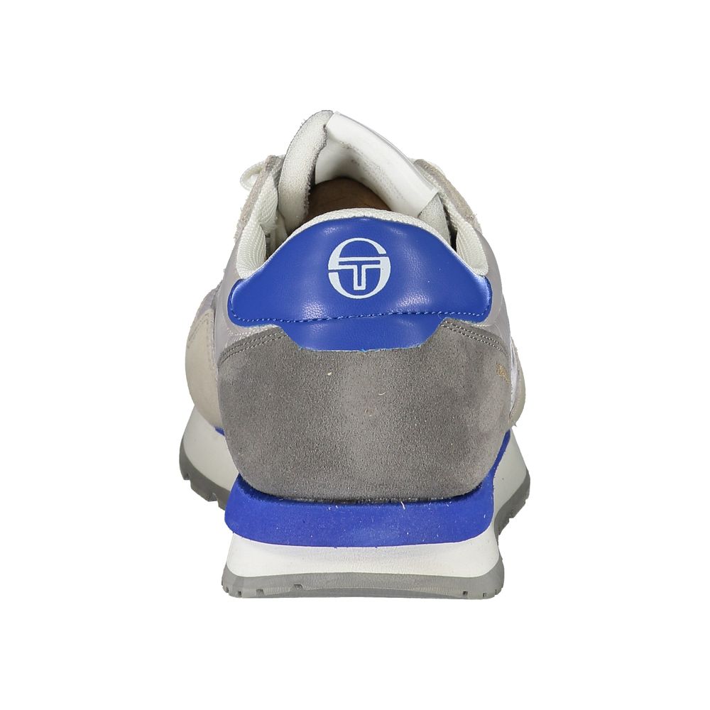 Sergio Tacchini Grey Viareggio Sneakers with Embroidered Details