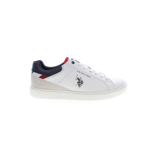 U.S. POLO ASSN. White Polyester Sneaker