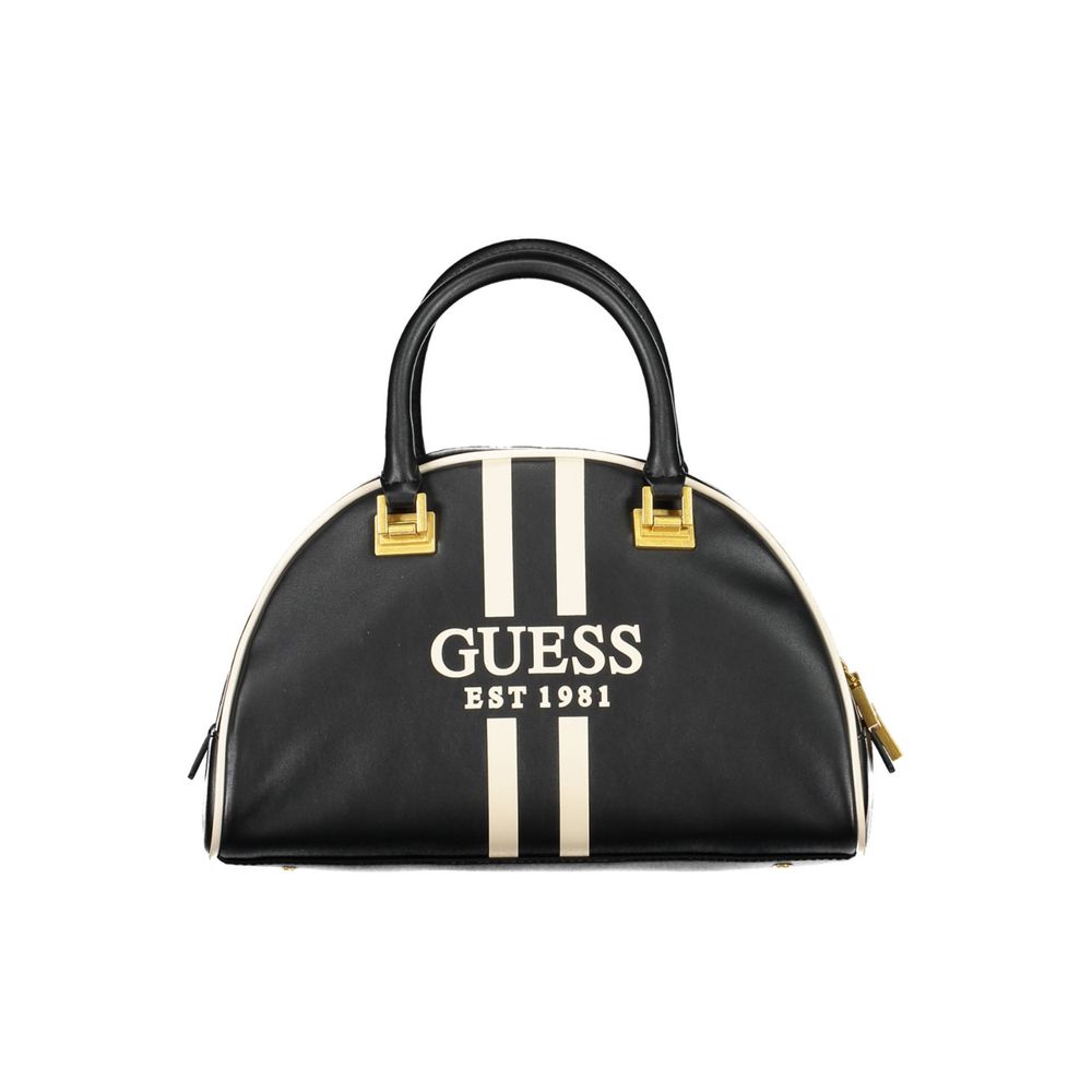 Guess Jeans Black Polyethylene Handbag