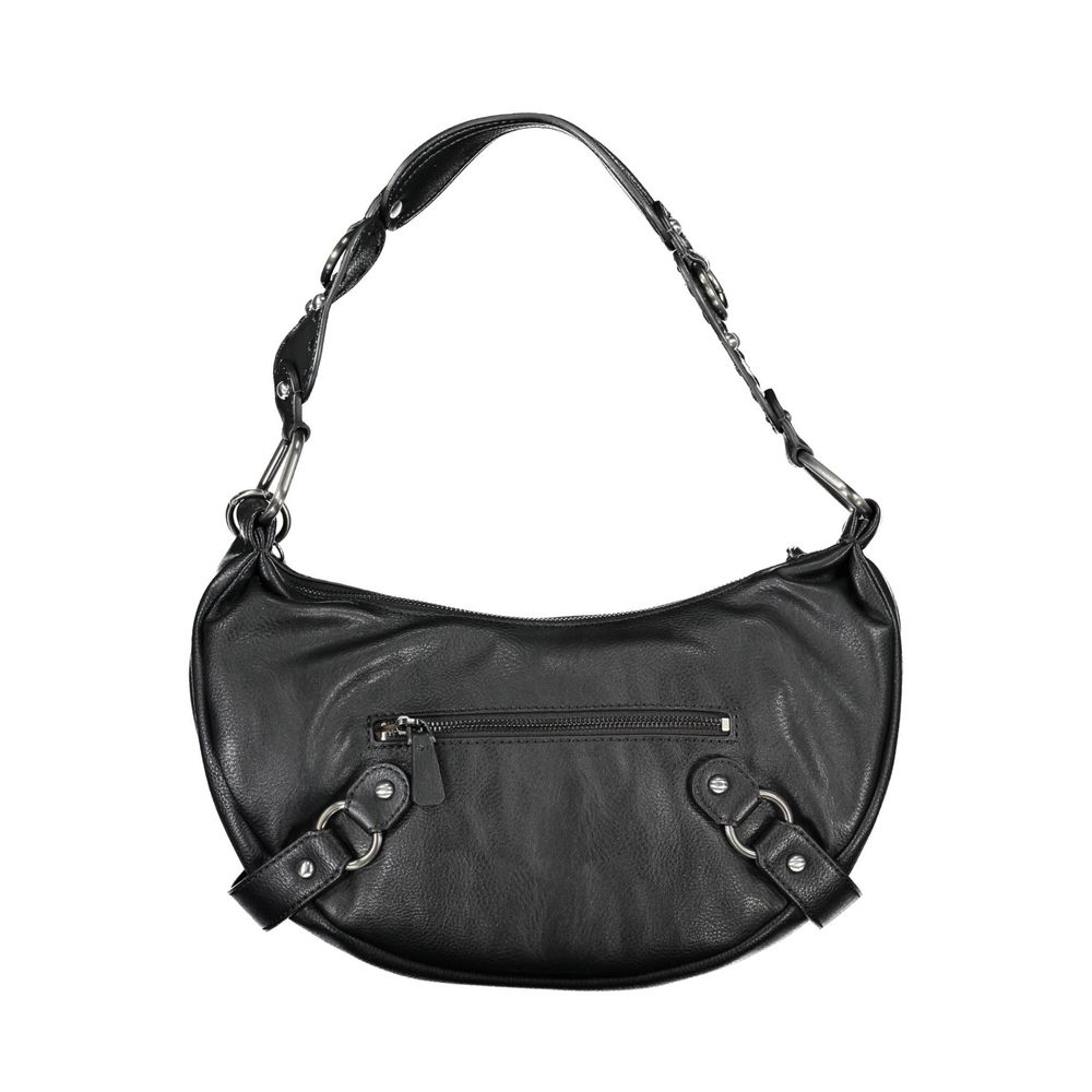 Guess Jeans Black Polyethylene Handbag