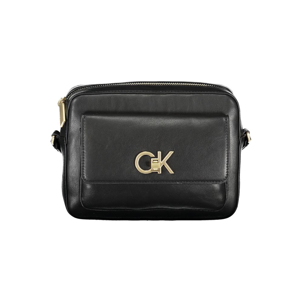 Calvin Klein Black Polyester Handbag