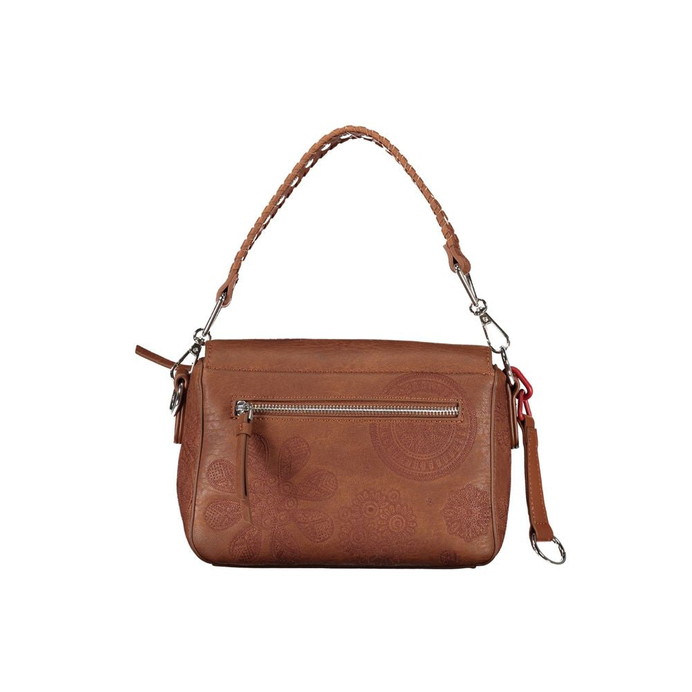 Desigual Brown Polyethylene Handbag