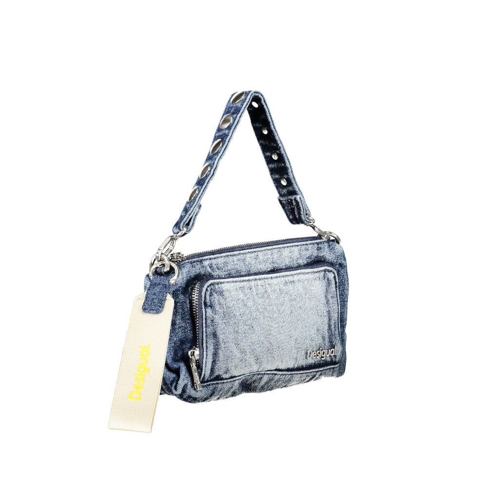 Desigual Blue Polyester Handbag