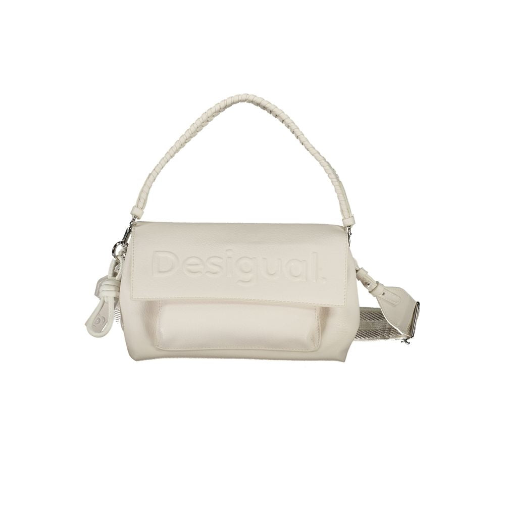 Desigual White Polyethylene Handbag