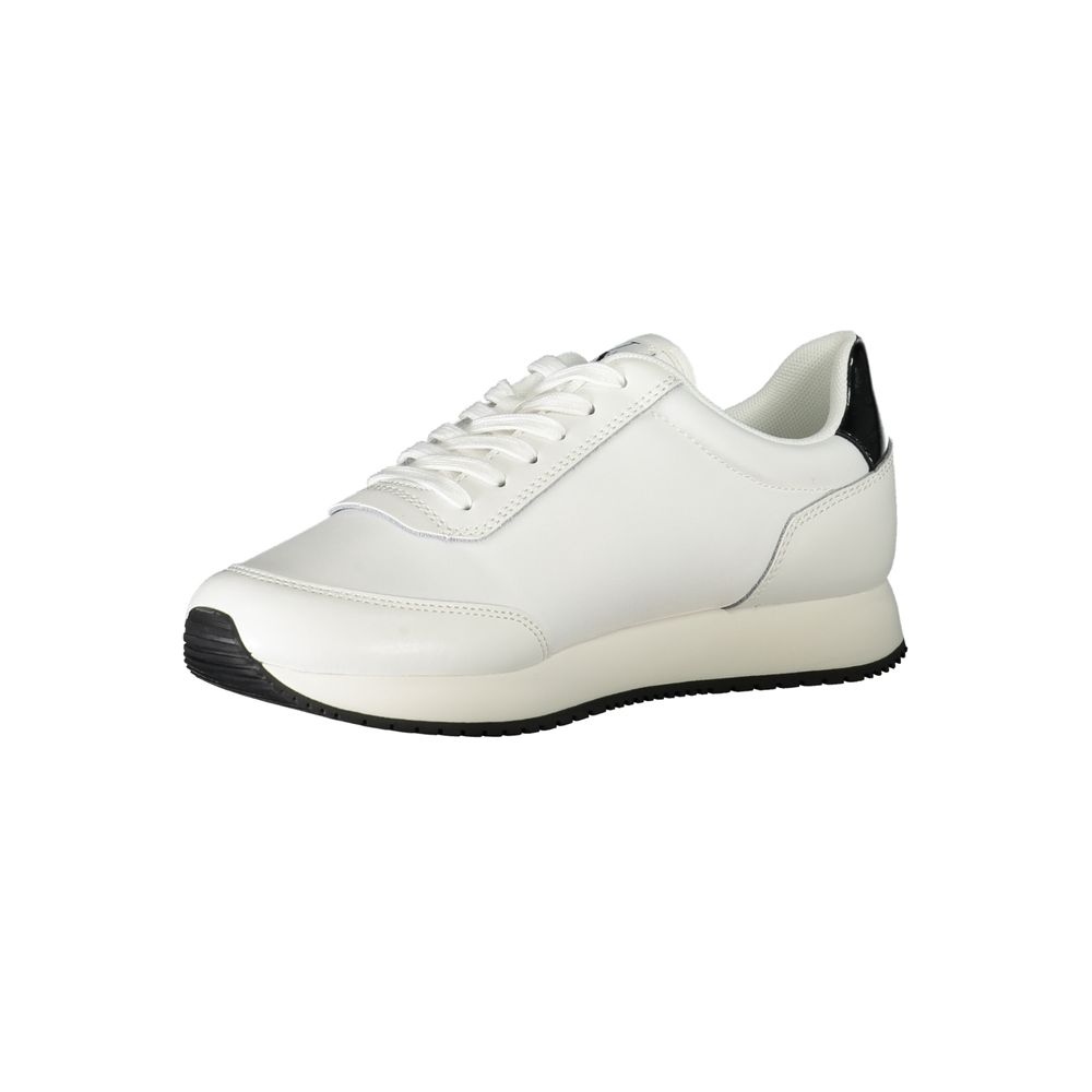 Calvin Klein White Polyester Sneaker