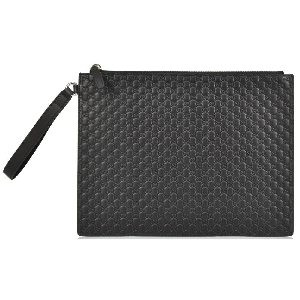 Gucci Black Calfskin Men Clutch