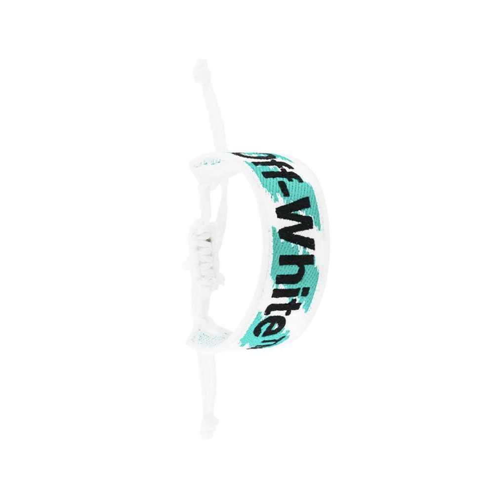 Off-White White Fabric Women Bracelet