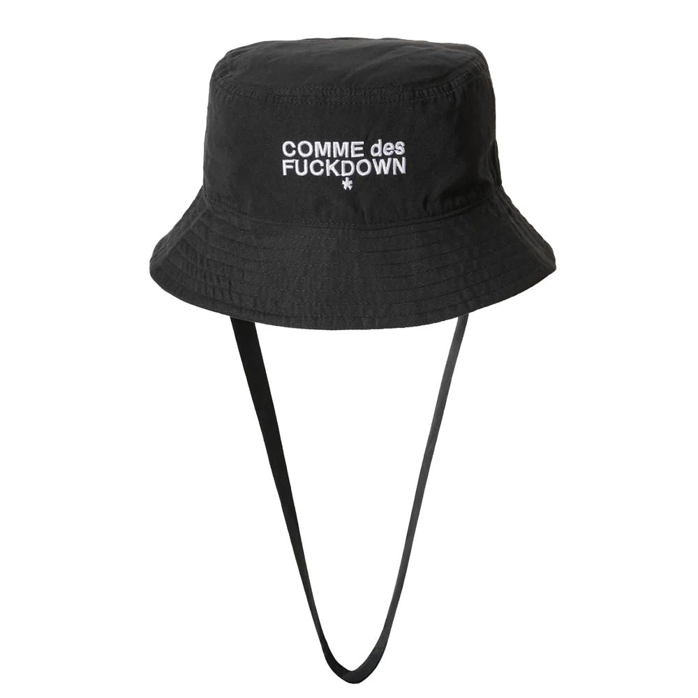 Comme Des Fuckdown Sleek Nylon Fisherman Hat with Iconic Stitched Logo