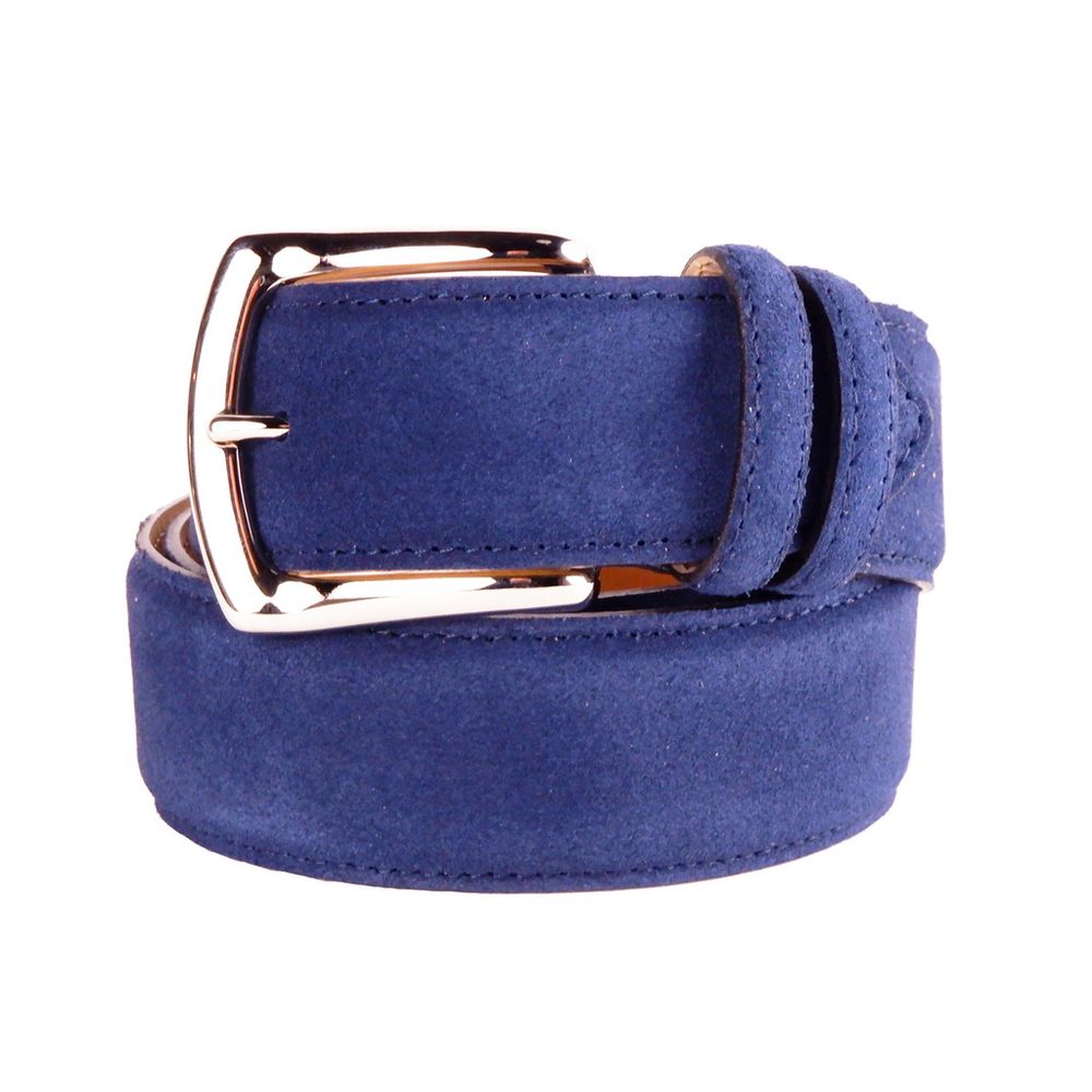 Made in Italy Elegant Italian Leather Belt Ensemble