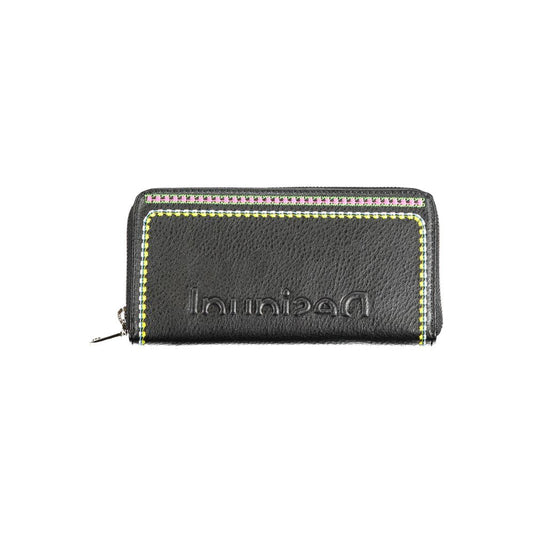 Desigual Black Polyethylene Wallet