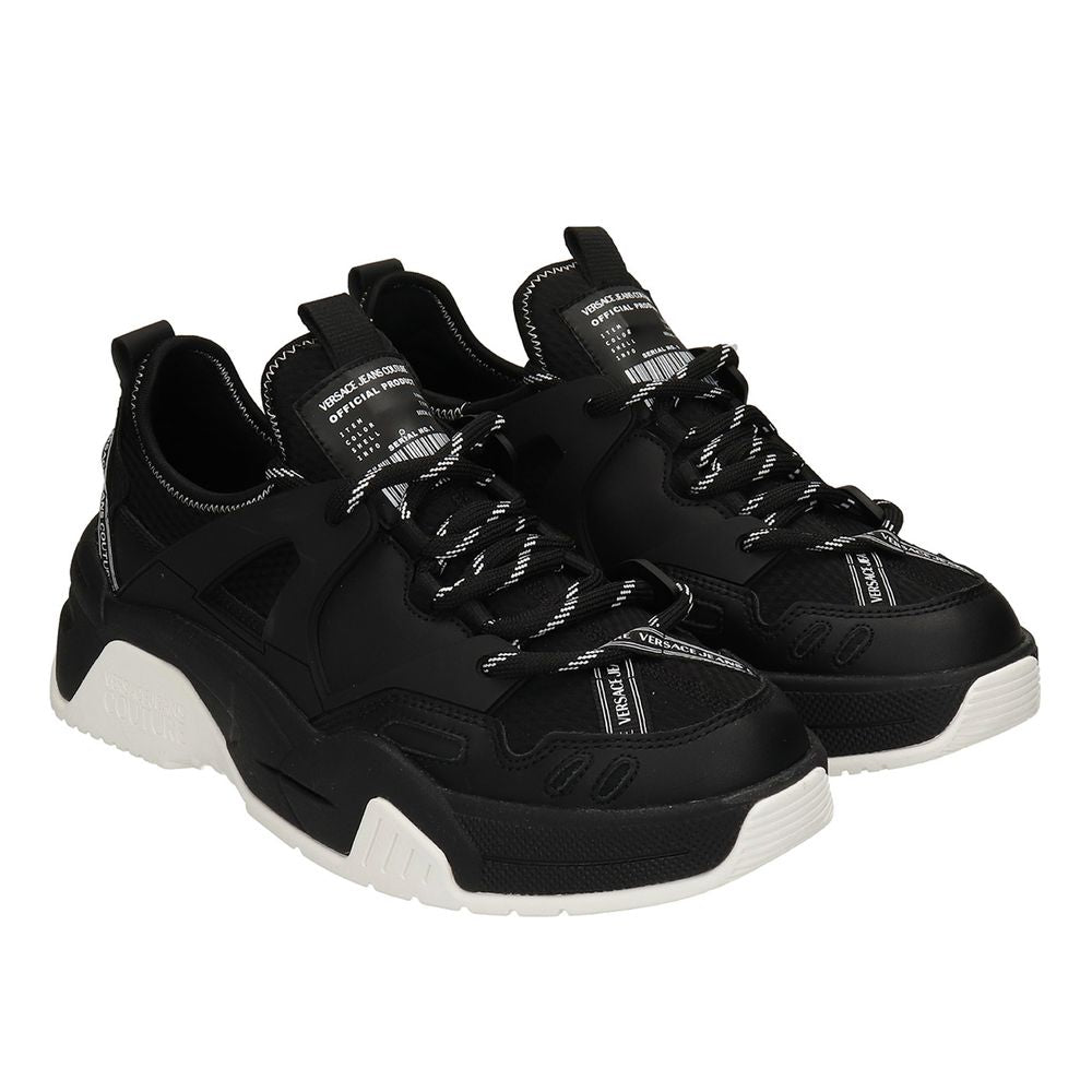 Versace Jeans Black Nylon Sneaker