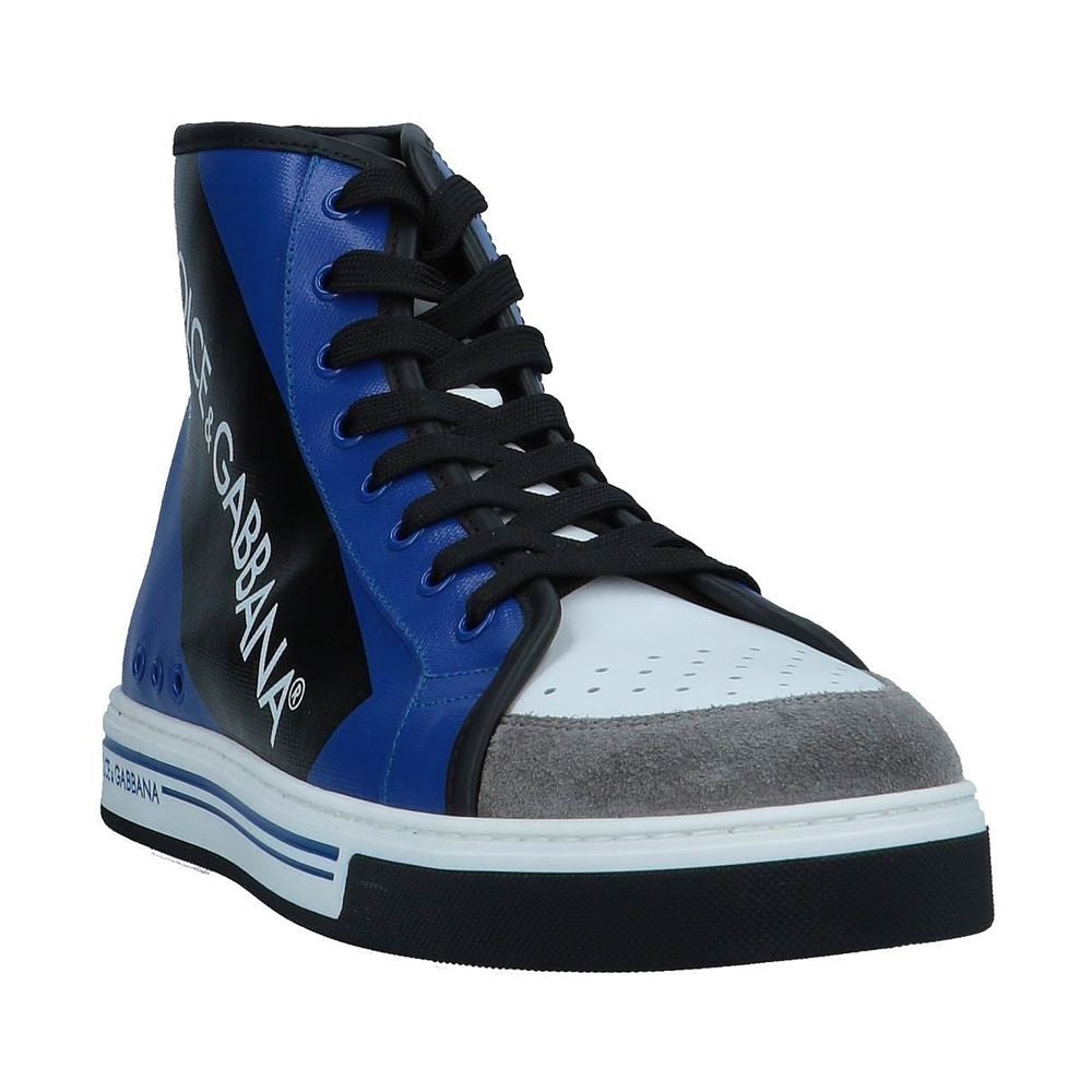 Dolce & Gabbana Blue Cotton Sneaker