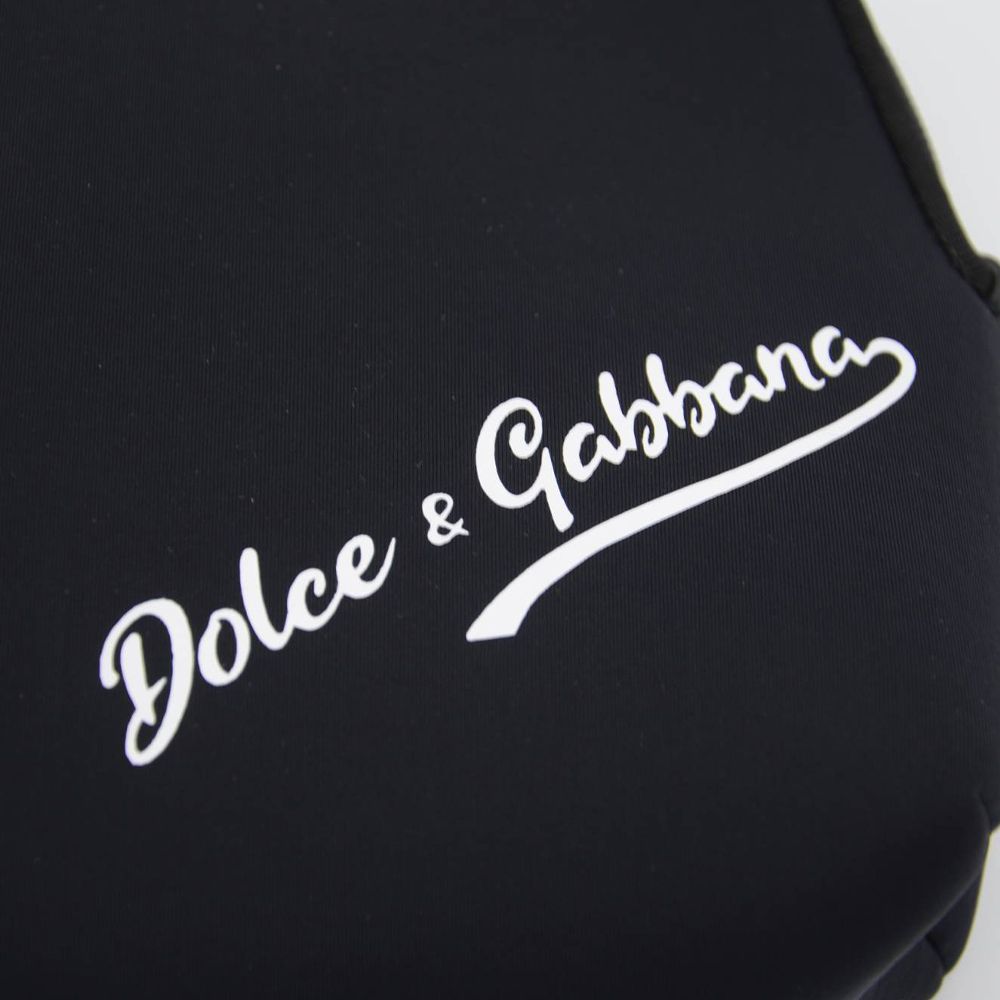 Dolce & Gabbana Black Neoprene Clutch Bag