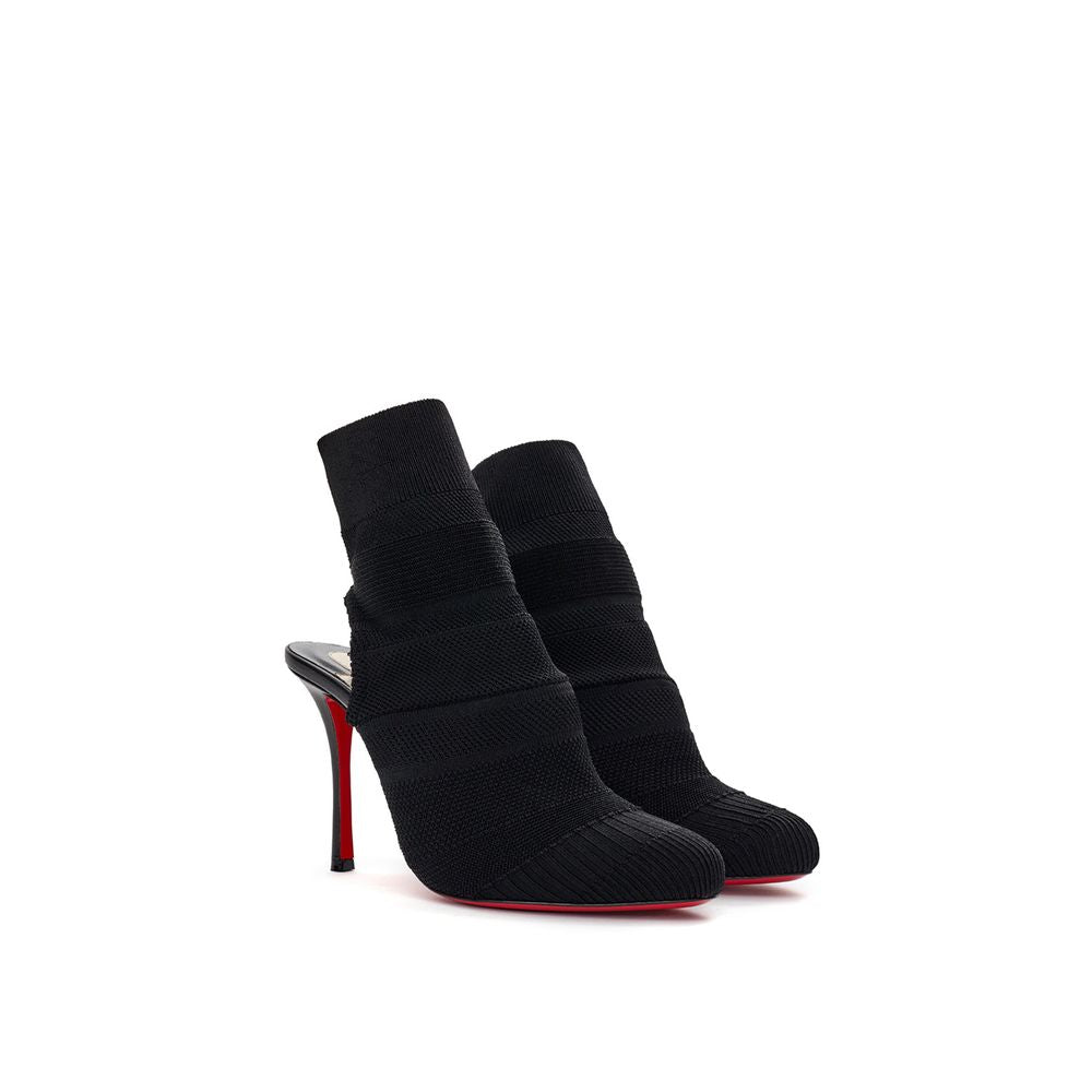 Christian Louboutin Elegant Leather and Fabric Boots