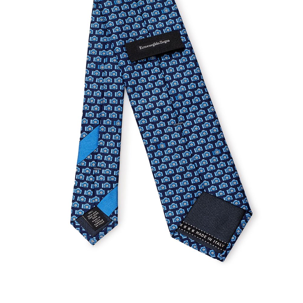 Ermenegildo Zegna Multicolor Silk Tie Elegance