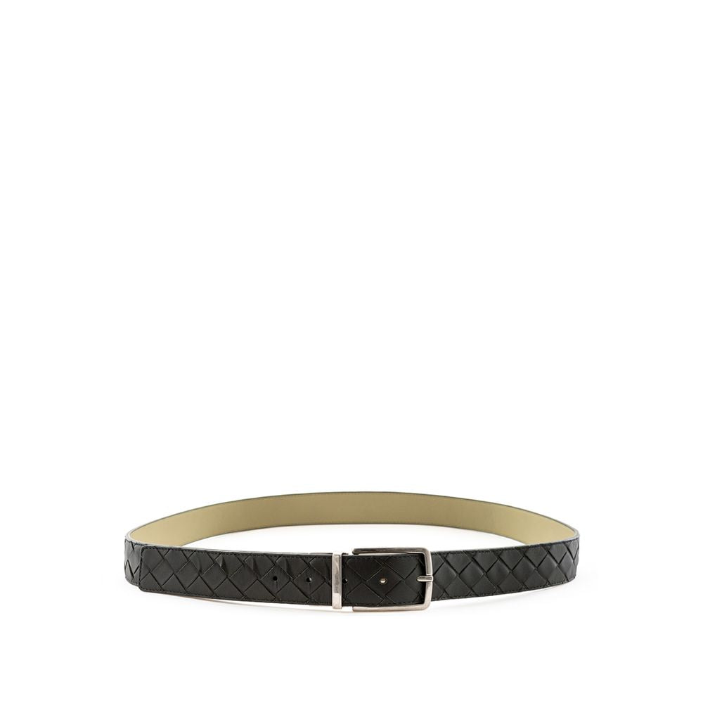 Bottega Veneta Elegant Green Leather Belt