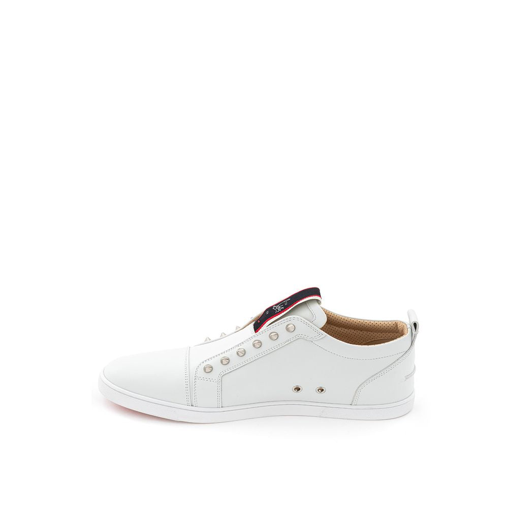 Christian Louboutin White Leather Sneaker