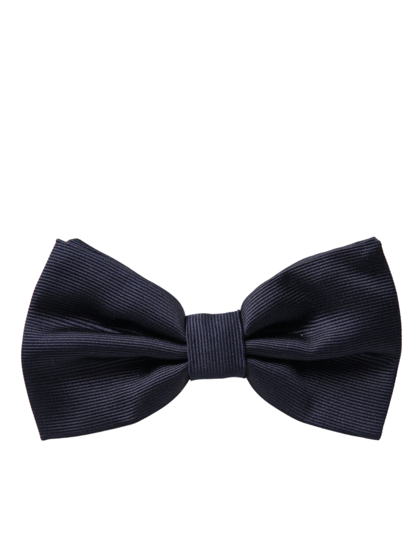 Dolce & Gabbana Black Silk Adjustable Neck Men Bow Tie