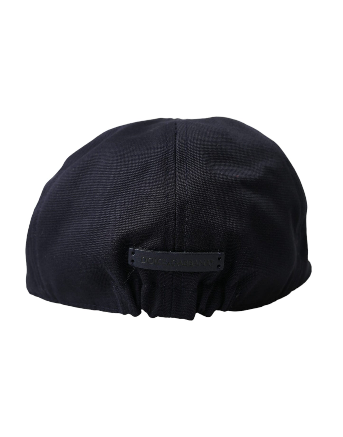 Dolce & Gabbana Dark Blue Cotton Cloth Newsboy Hat Men