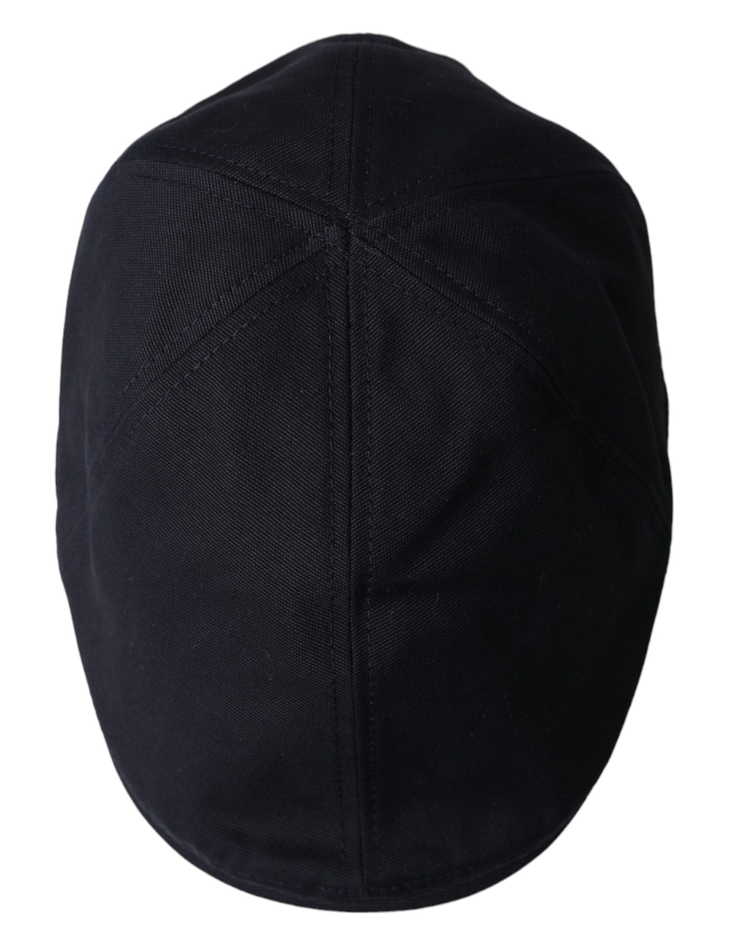 Dolce & Gabbana Dark Blue Cotton Cloth Newsboy Hat Men