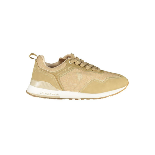 U.S. POLO ASSN. Beige Polyester Men Sneaker